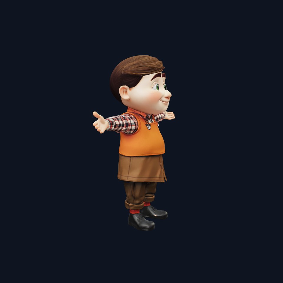 Charming Kid Character model pack